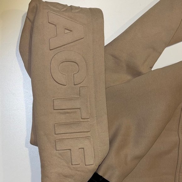 APRES ACTIF HOODIE - BEIGE/TAN - Picture 6 of 6